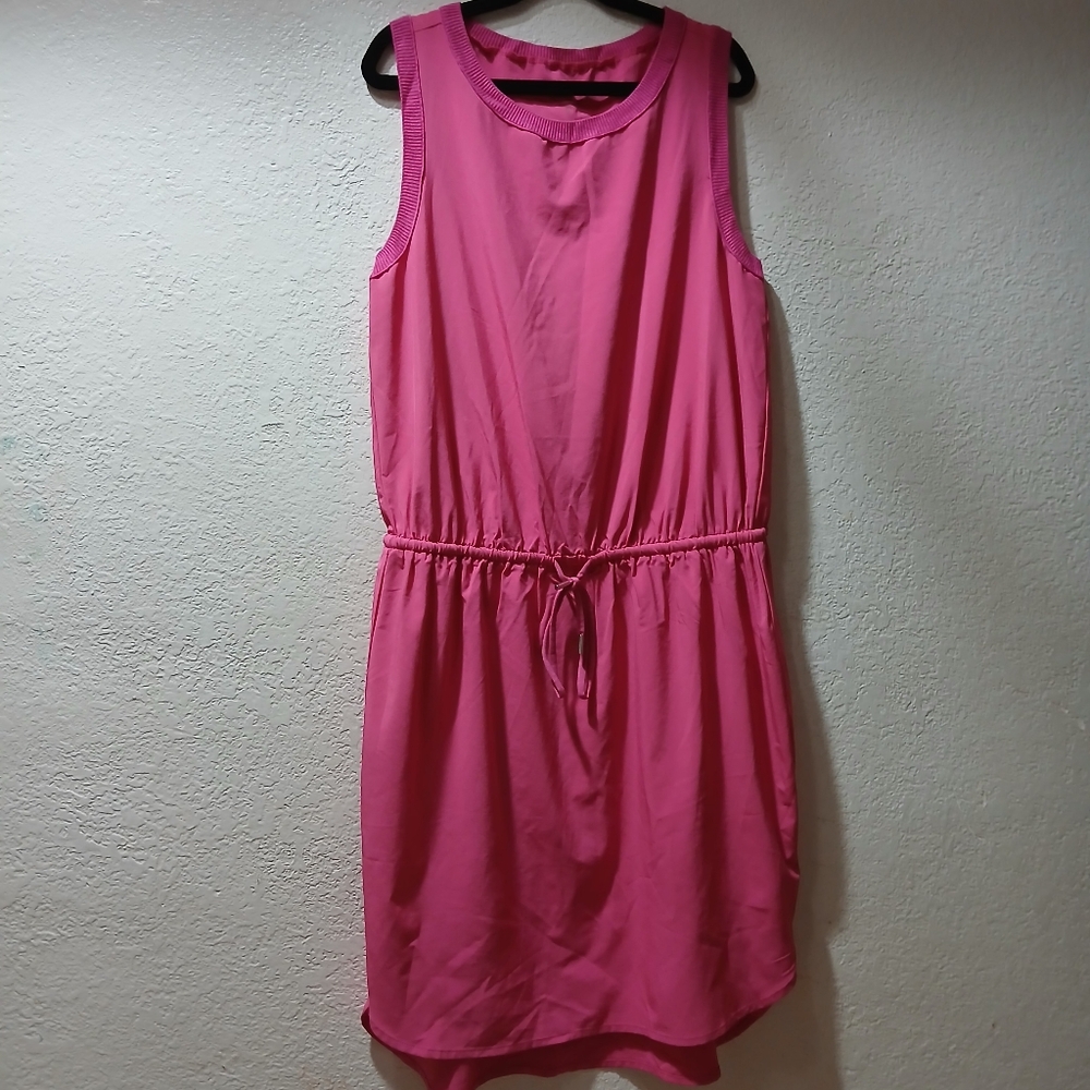 Athleta Vibrant Pink Mini Dress
